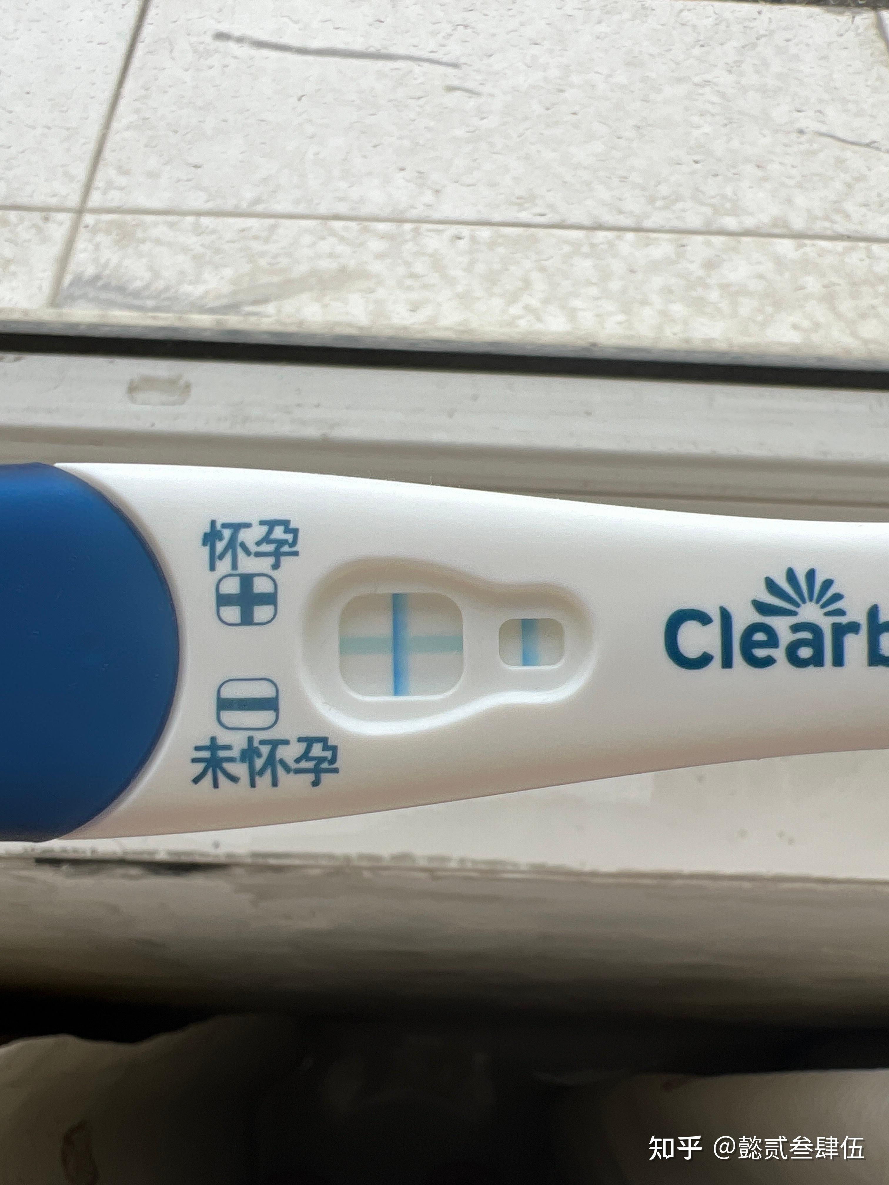 这样是怀孕了吗?还是说孕周太短测不准,有一条颜色很浅 - 知乎