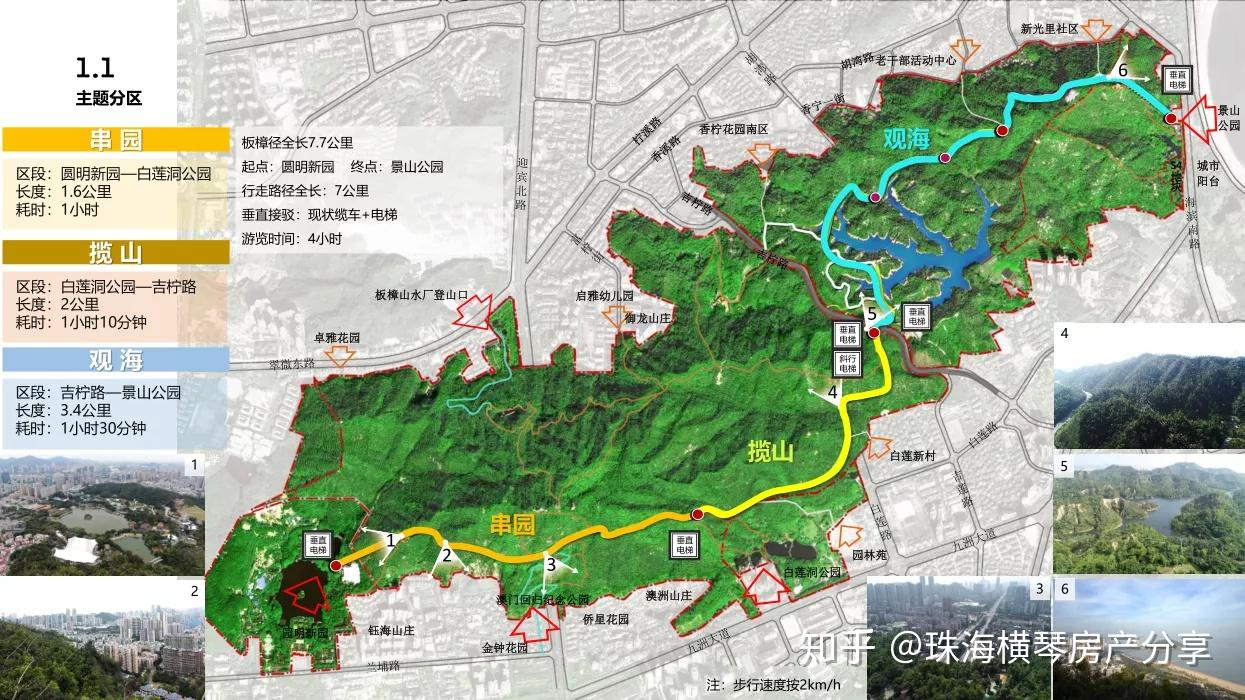 越来越美珠海这些地方将建山地步道山地栈道板樟山情侣路小横琴山要大