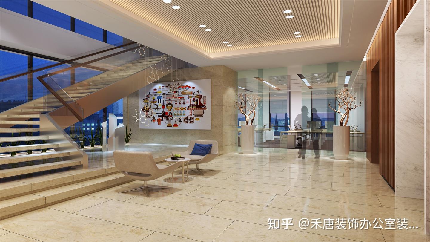 办公楼装修整栋 整栋办公楼装修设计方案效果图 - 知乎