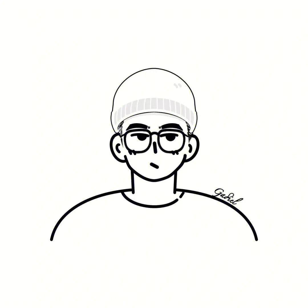 头像| 简笔画黑白头像 - 知乎