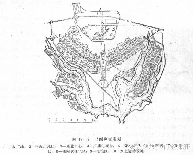 巴西利亚规划平面图图片