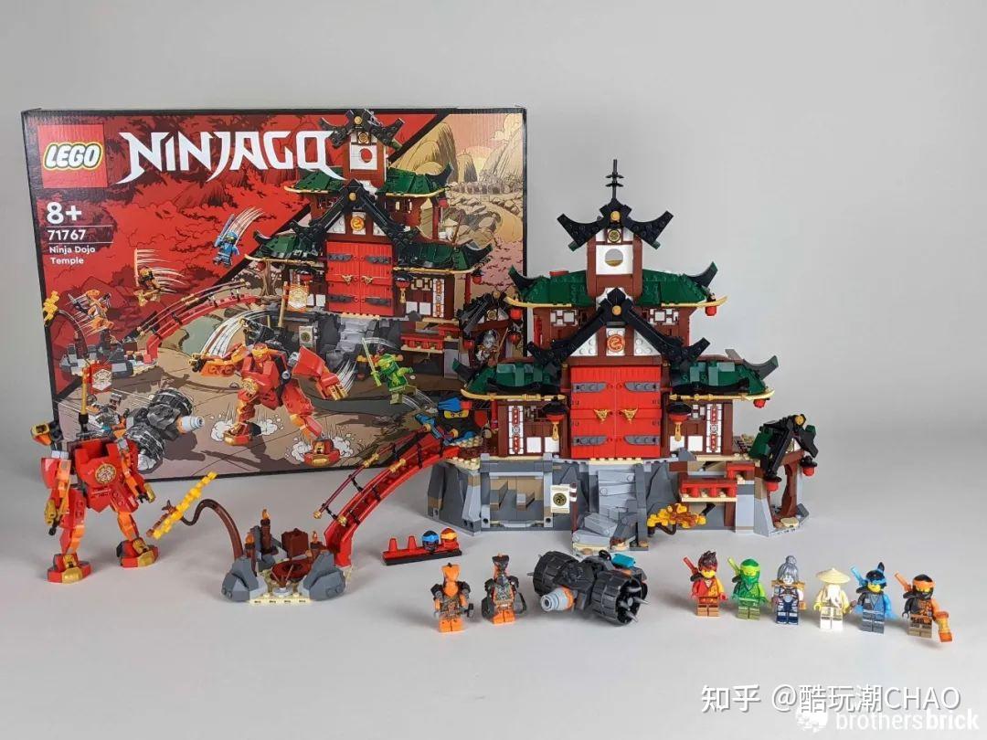 乐高幻影忍者71767忍者道场神殿开箱评测