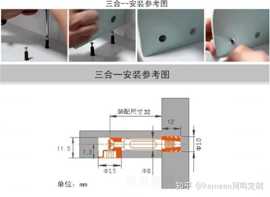 板式家具连接方式图解图片