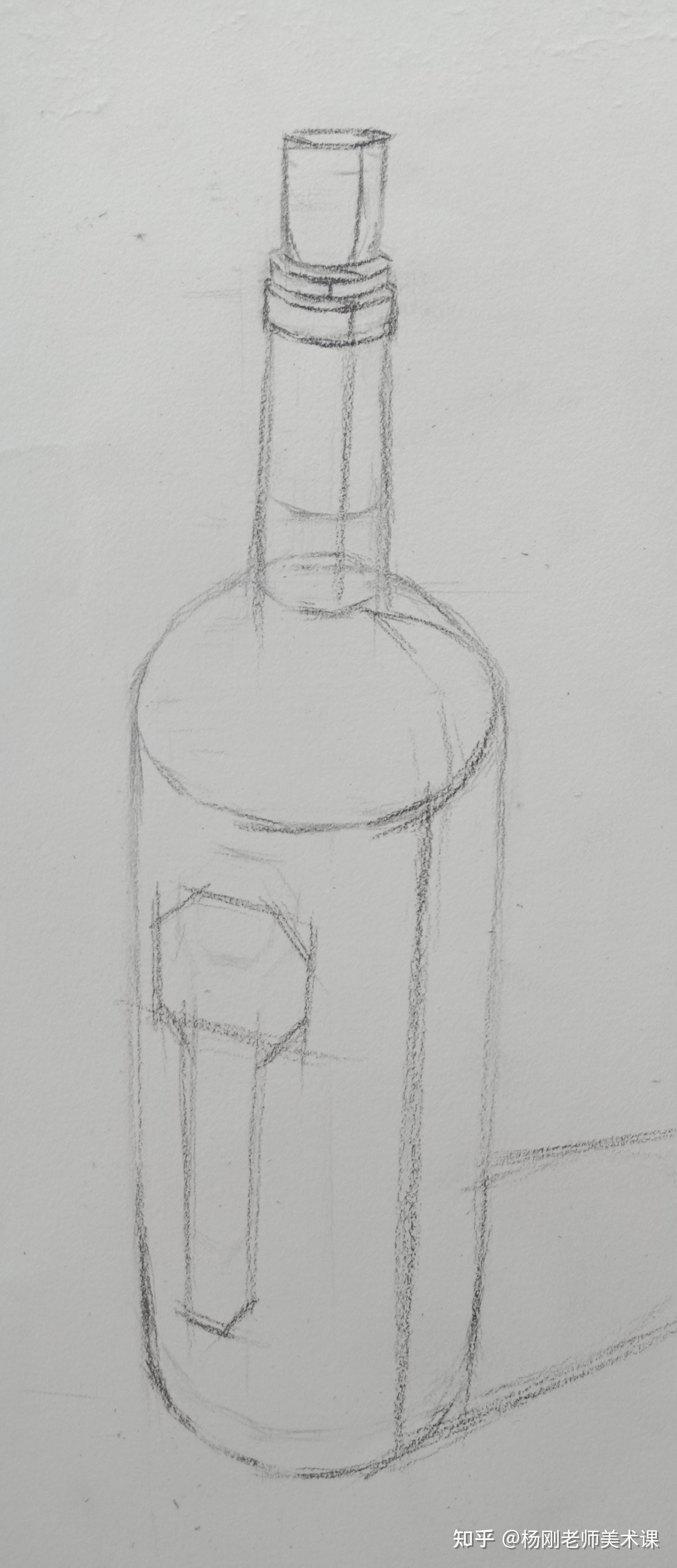 酒瓶画法素描图片图片
