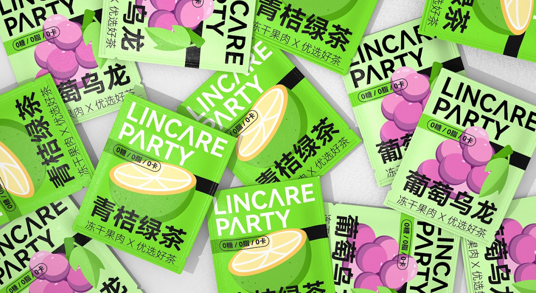 深挖年轻人需求的果茶包装设计太妙了