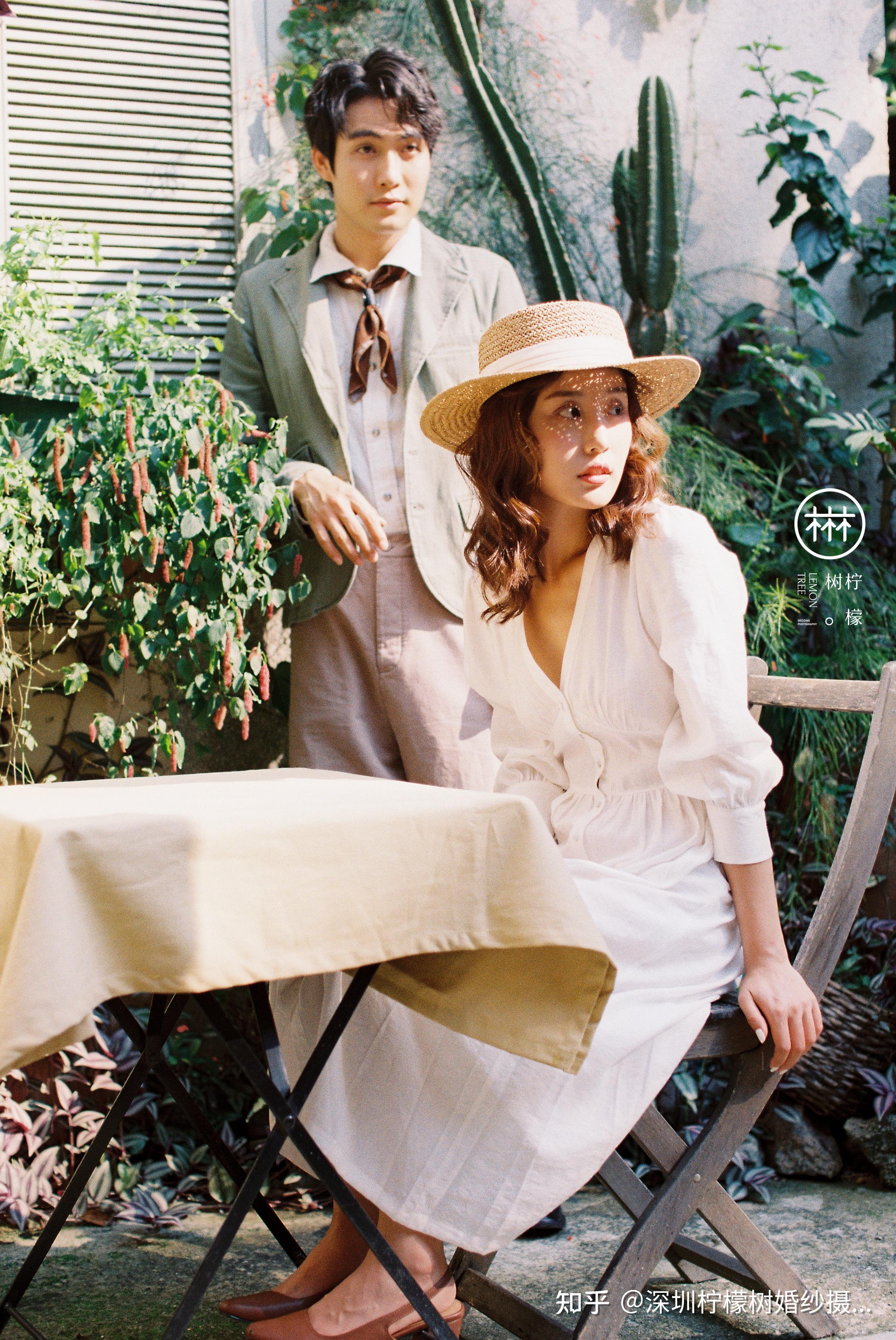 寂静的小院,慵懒休闲简约风|深圳柠檬树摄影婚纱照