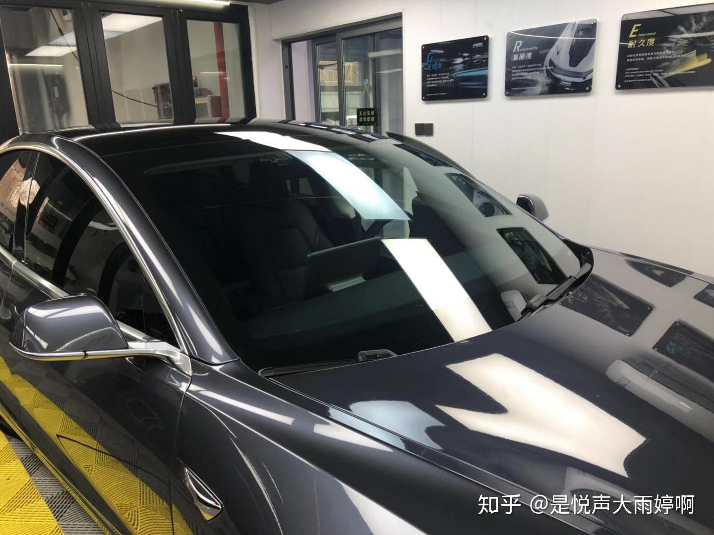 烟台特斯拉汽车贴膜龙膜llumar美国龙膜畅悦系列汽车隔热膜龙膜车窗