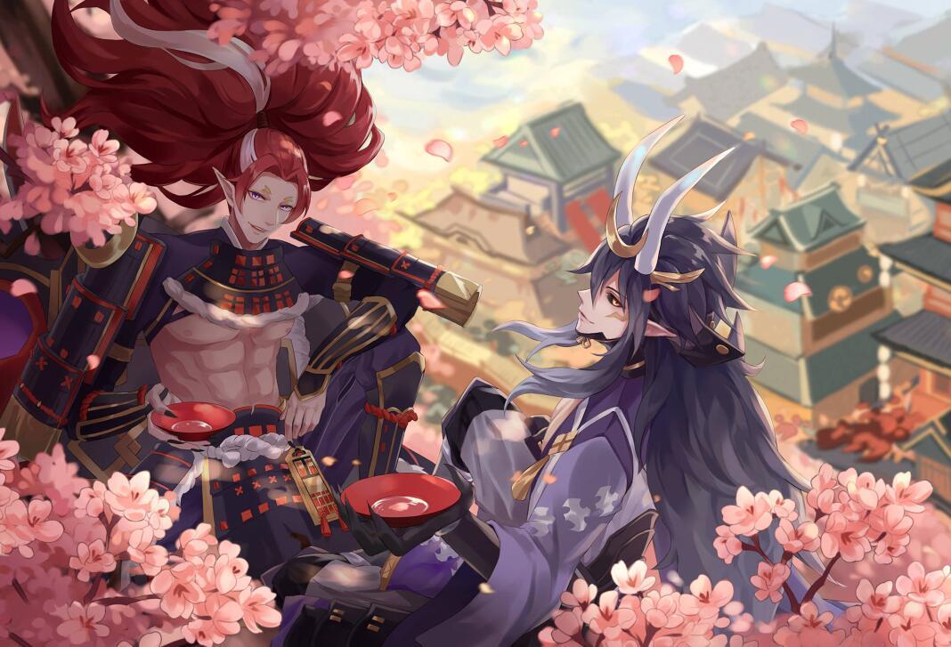 阴阳师大岳丸原来这么可爱难怪久次良会归心铃鹿cp真甜