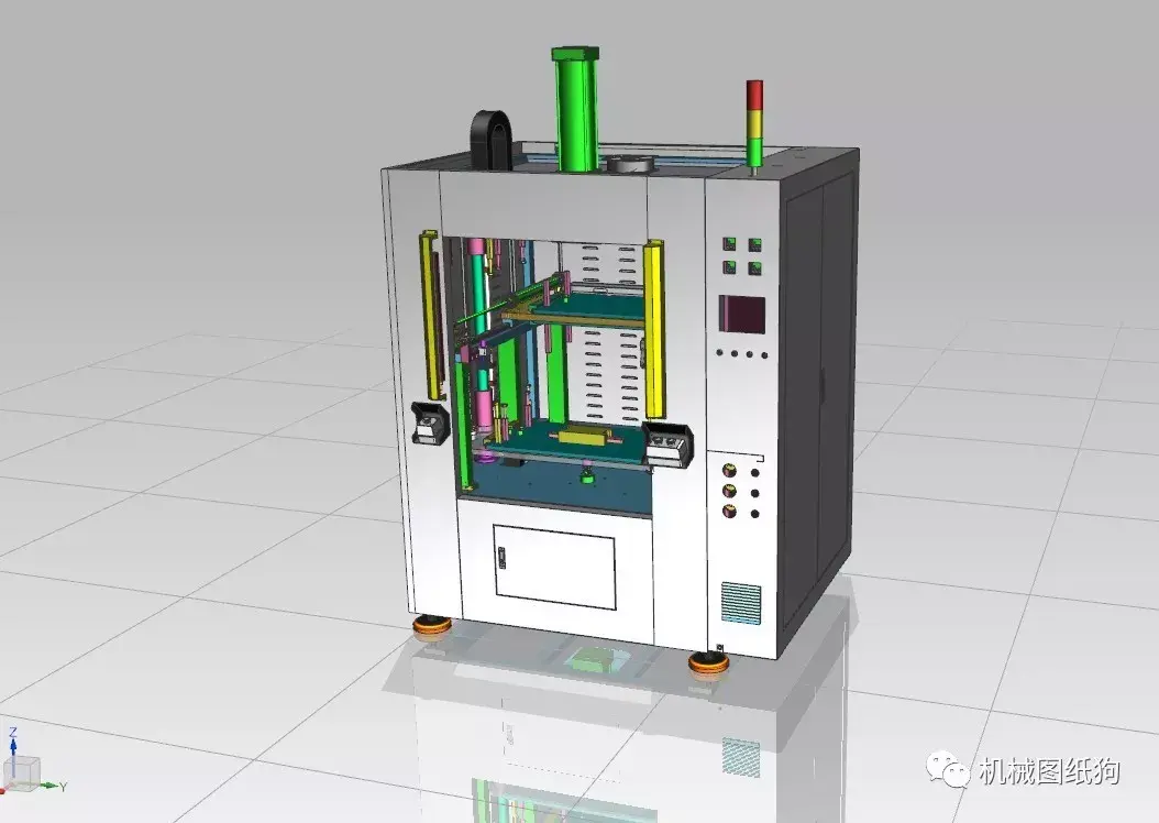 非標數模塑料產品對接焊接設備3d模型圖紙ug設計