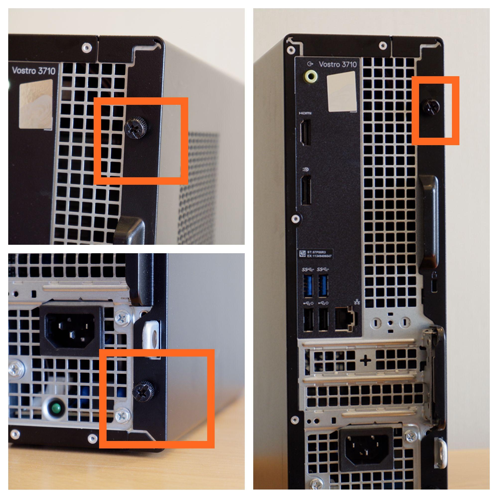 戴尔vstro3710商用机升级内存硬盘教程