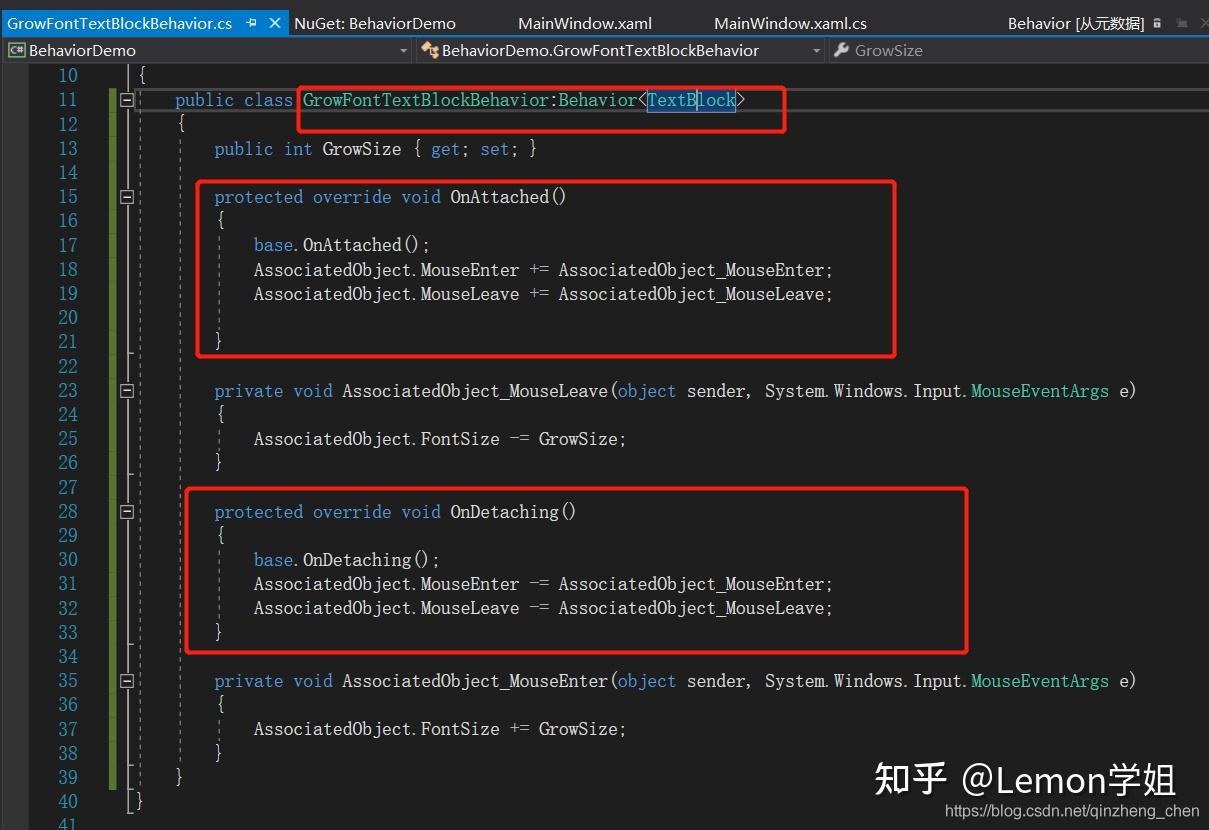 Wpf behavior 