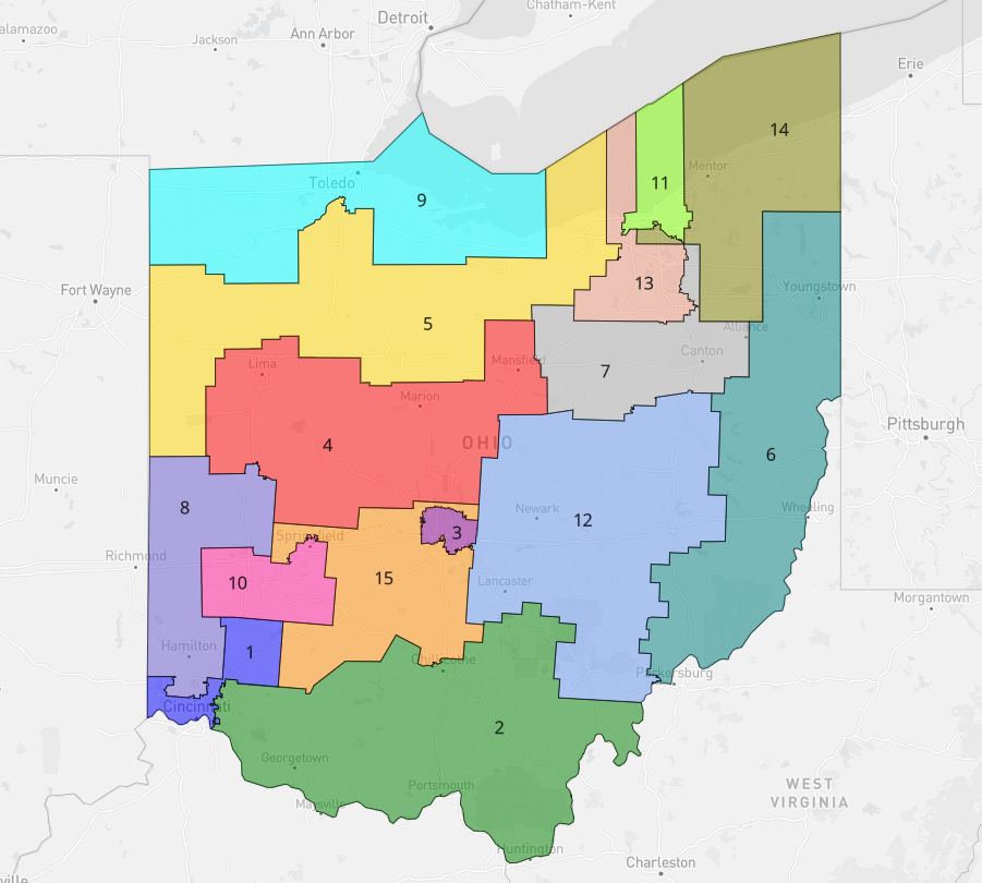 俄亥俄州选区重划