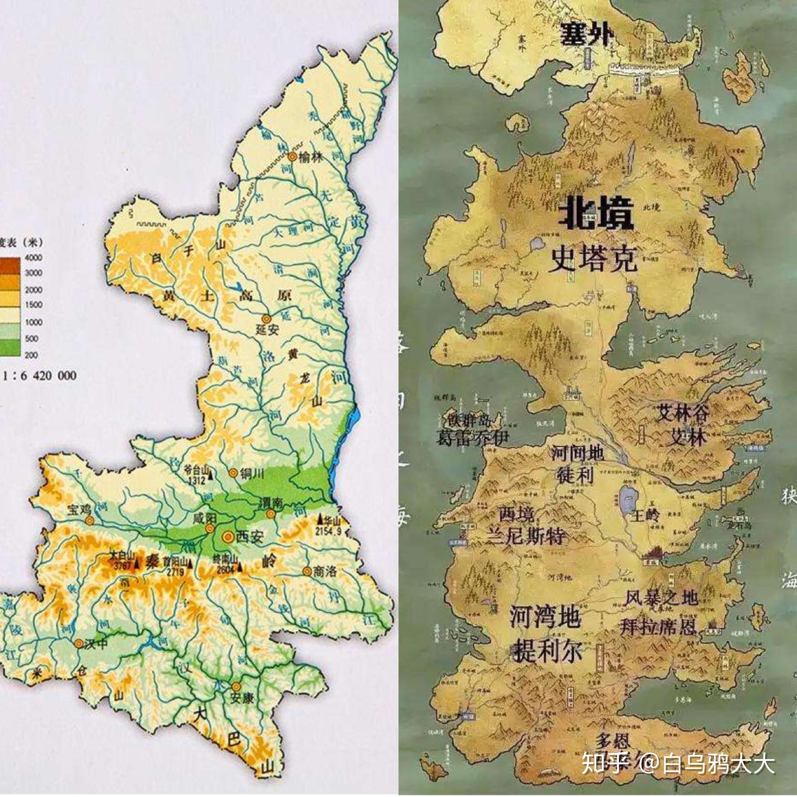 权游地图大陆名称图片