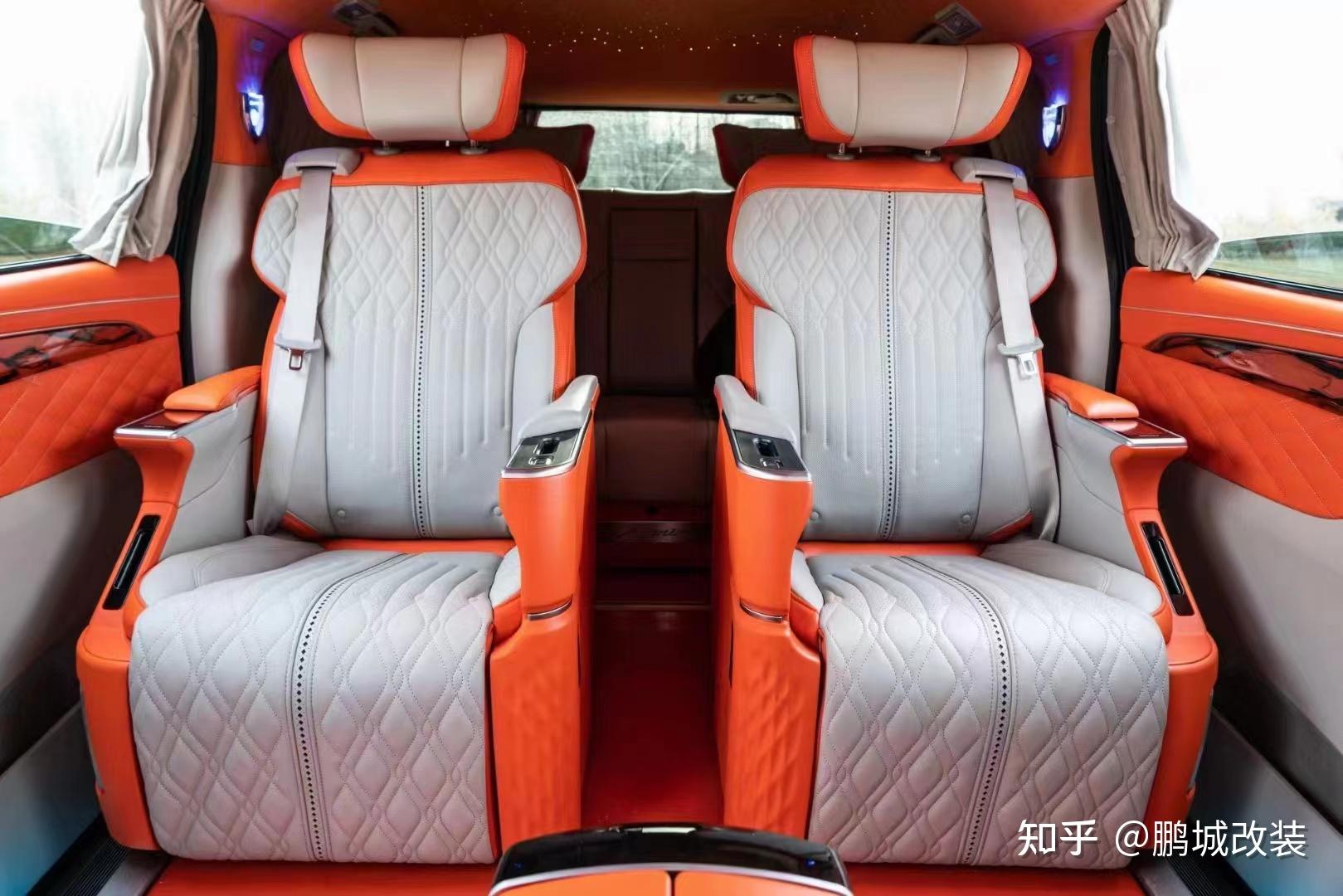 别克gl8商务车内饰改装,别克gl6中排座椅改装
