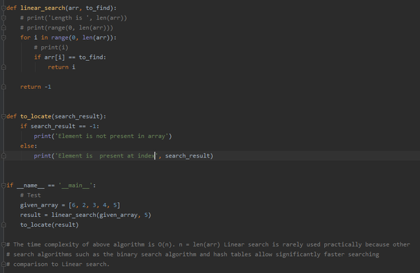 Linear Search in Python - 知乎