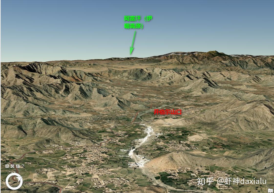 开伯尔山口地球对印度的地理之恶