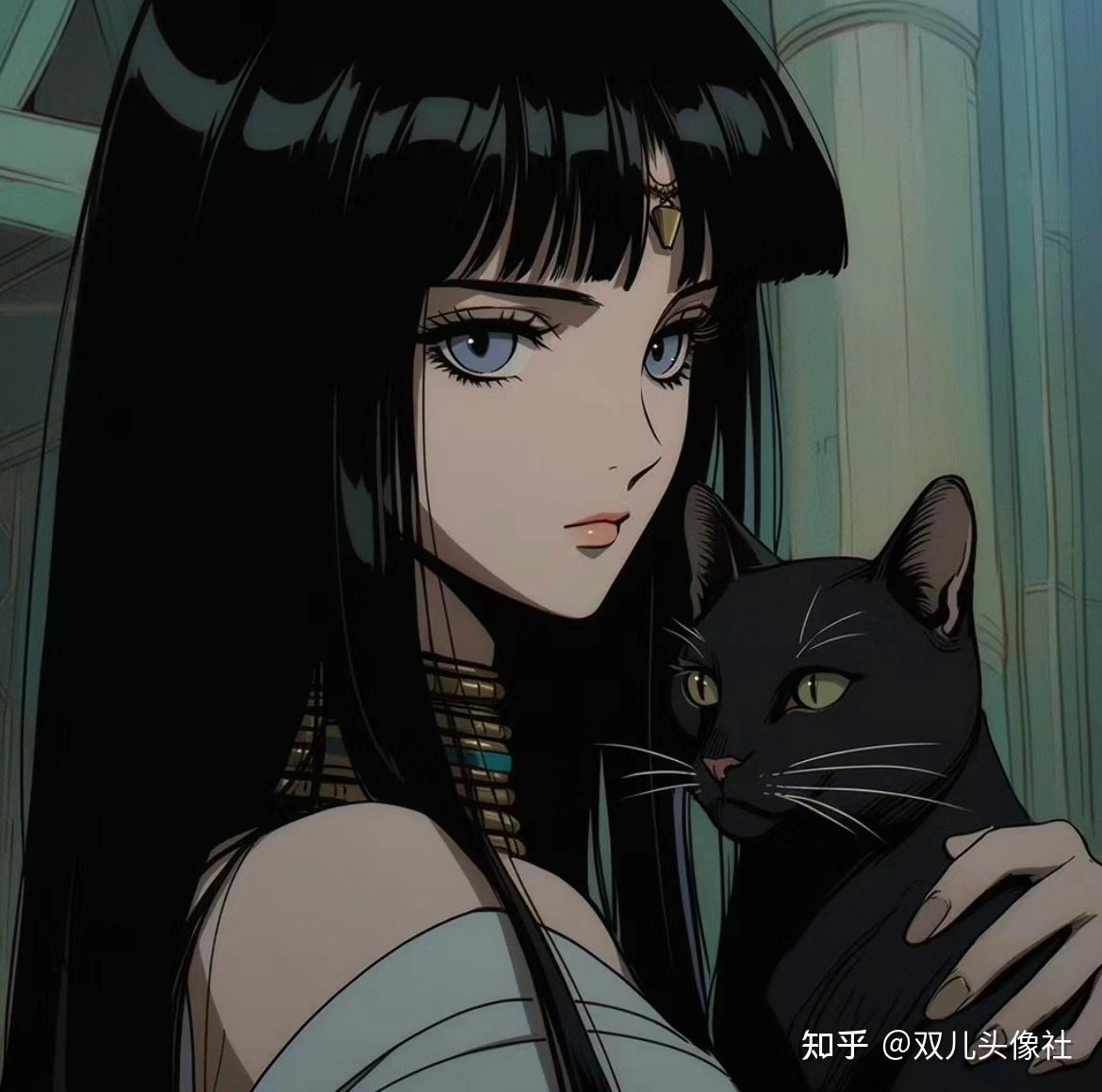 高冷动漫人物女神头像