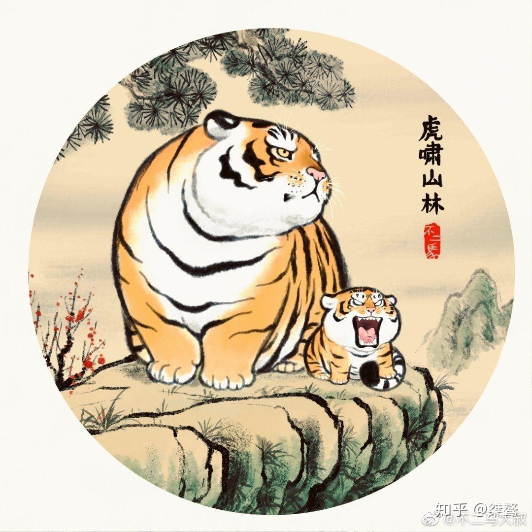 有没有适合做头像的老虎图片?