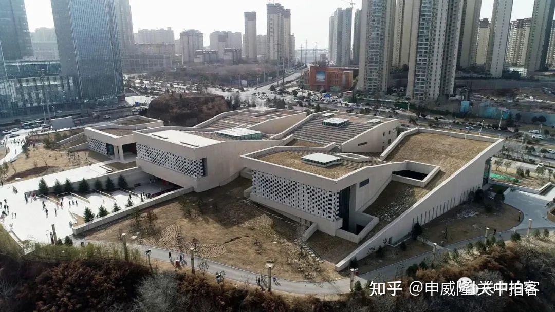 三门峡市:航拍庙底沟考古遗址公园和博物馆 - 知乎