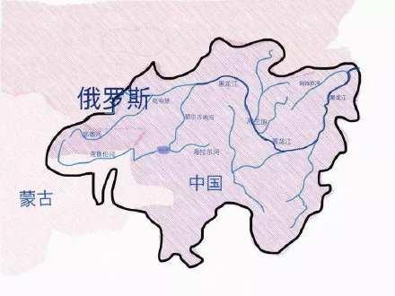 黑龙江河流地图水系图片