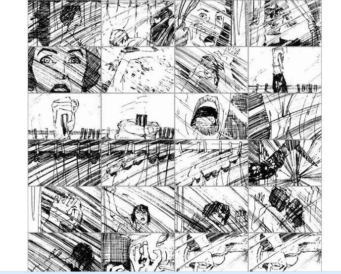 与此同时,姜文的分镜↓分镜是一个从电影诞生至今就一直存在的门类.