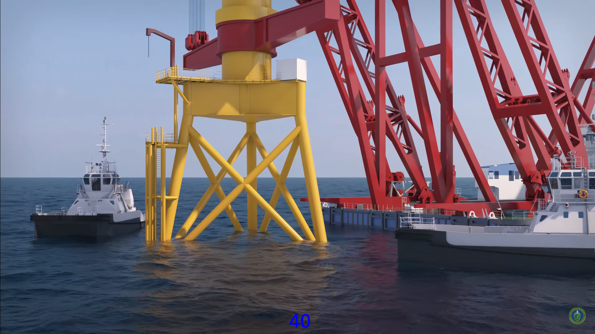 海上风电机的安装