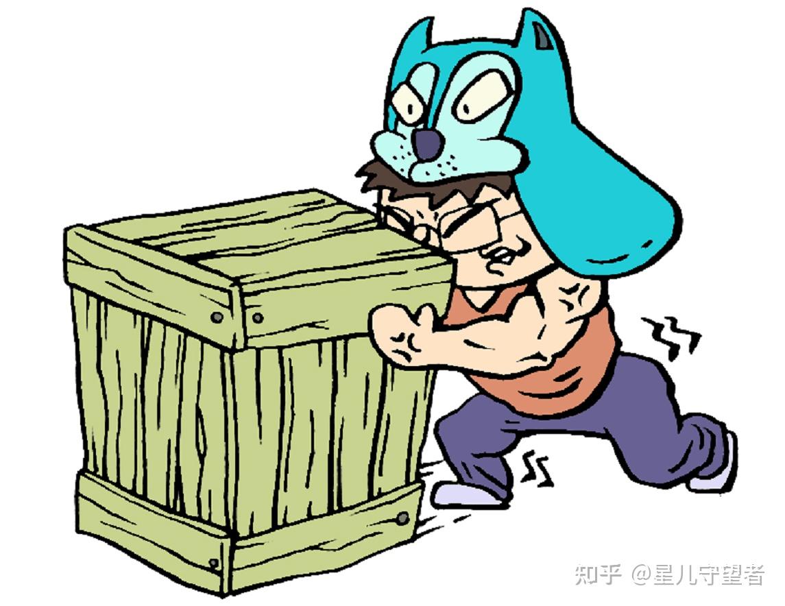 一只大纸箱,爸爸要把它放到桌上,装作很重搬不动的样子,呼喊妈妈和
