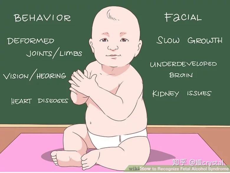 对于胎儿酒精综合症的宝宝,可能会出现以下的几种危害:1 大脑等器官