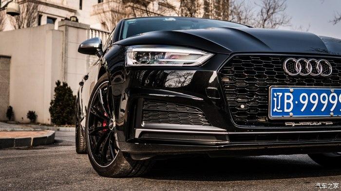 开往春天的汽车包子铺搭讪奥迪a5黑武士车主进行约拍