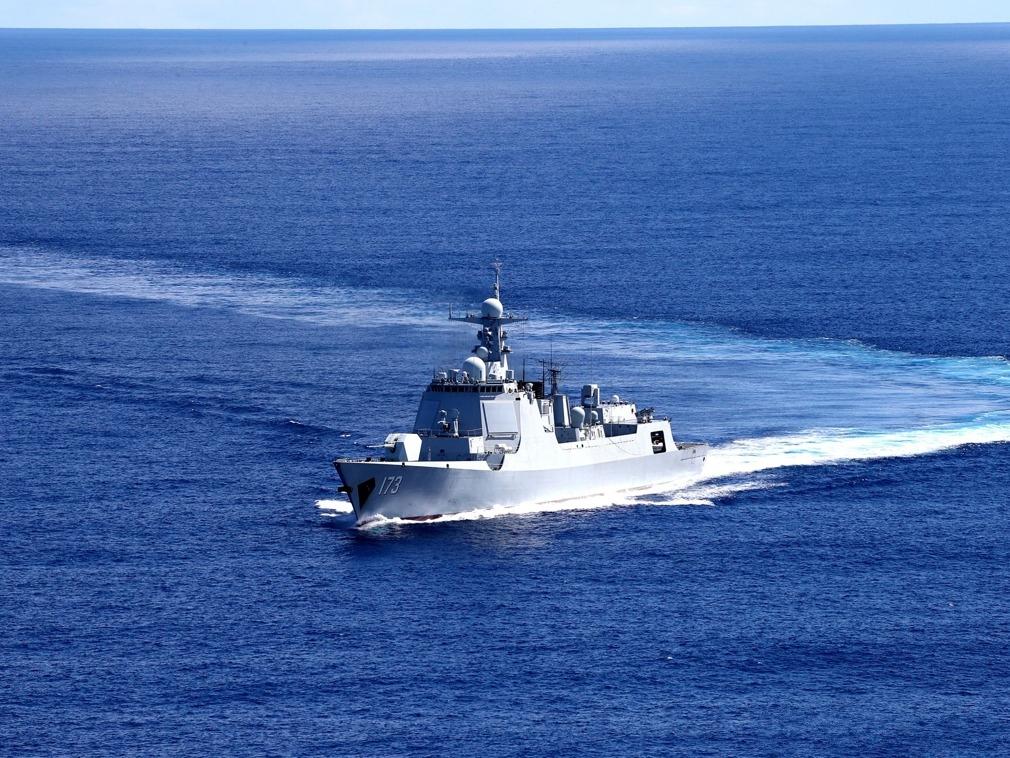 中国铁血舰队南海扬威万炮齐发无比震撼居心叵测者小心了