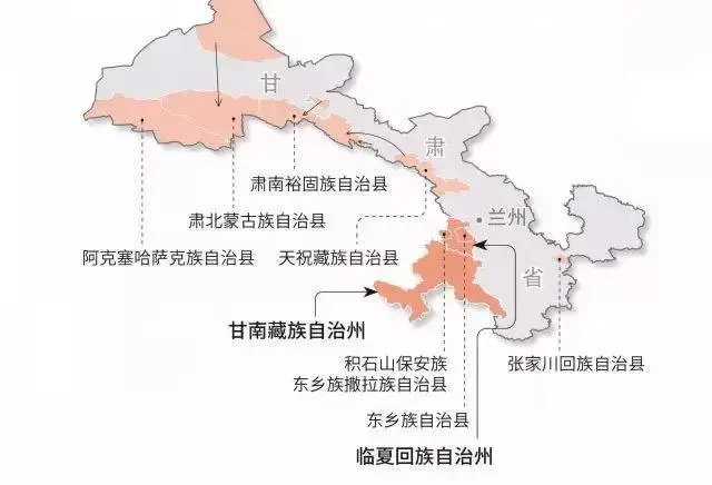 黄河的重要支流渭河(岷山,西倾山,积石山)三条西北-东南走向的山脉