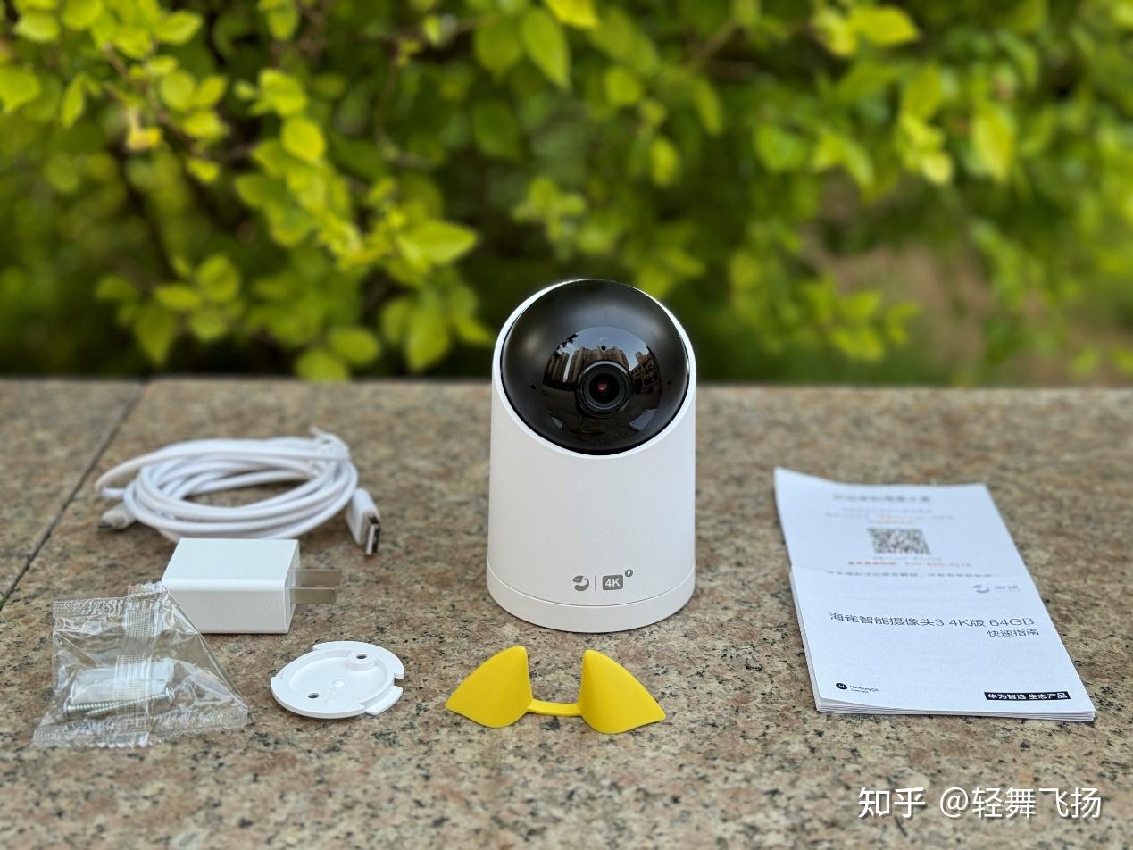 自带内存的华为海雀全场景摄像头开箱实测,室内外均可使用的智能摄像