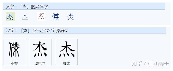 杰的繁体字与简体字为什么差别这么大? - 知乎