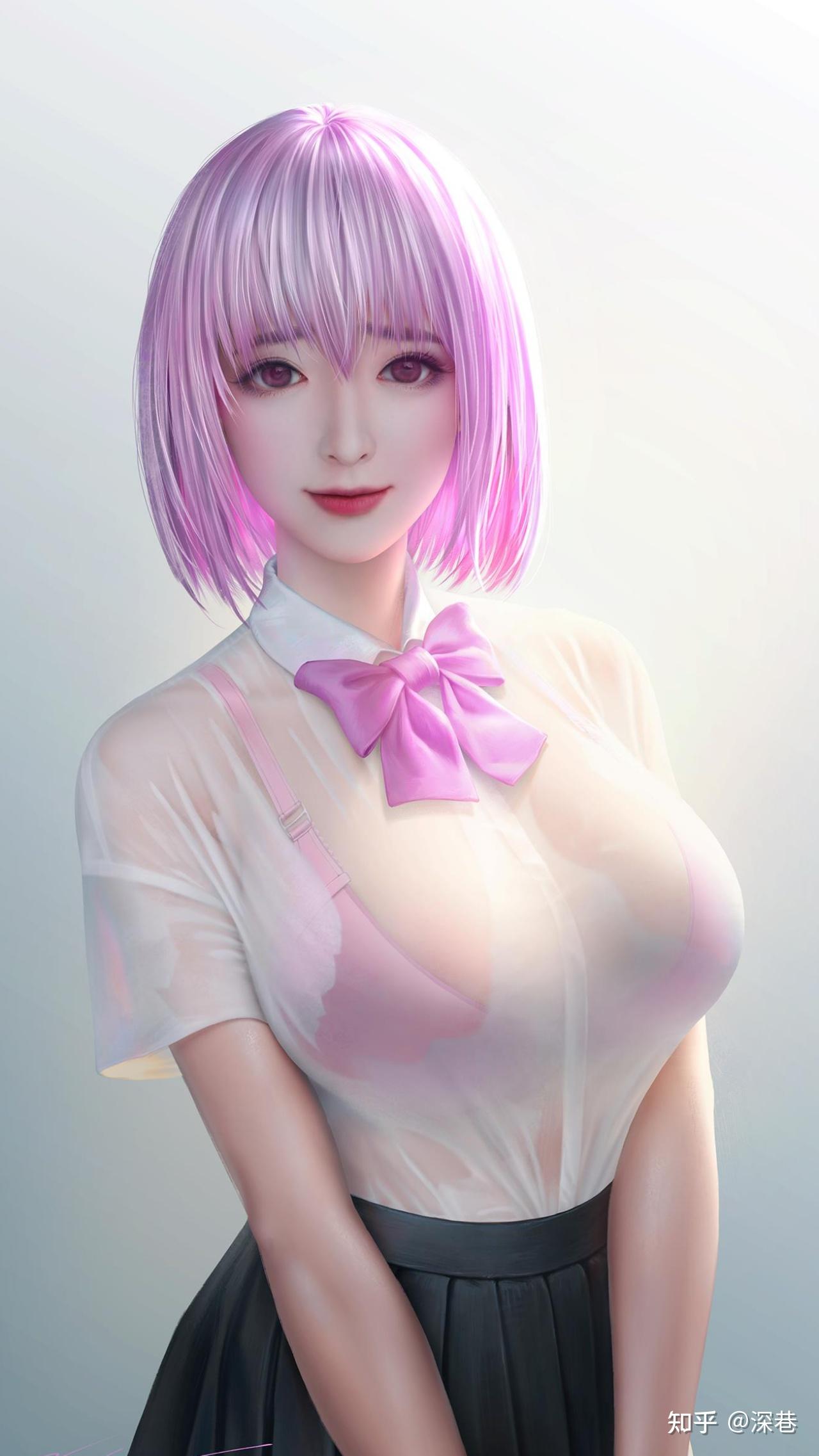 二次元美女写实