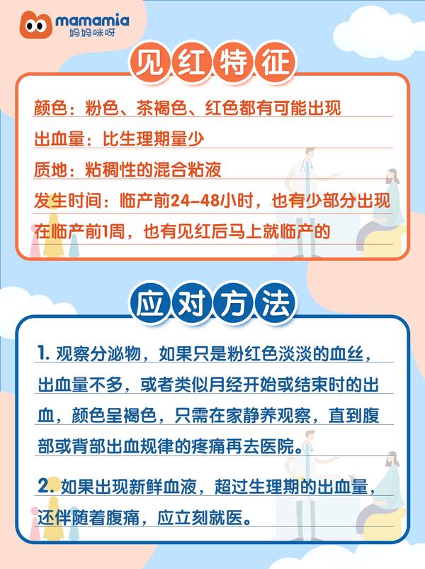 M解忧家 生产前见红 宫缩 破水怎么办 这些临产征兆和应对方法 准妈妈收藏好 知乎