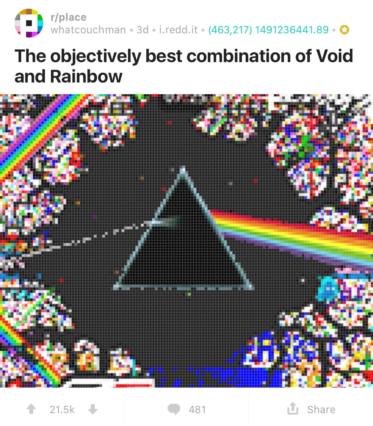 在国家之外,在reddit的place版块版图中,还包括各种游戏,动漫的logo与