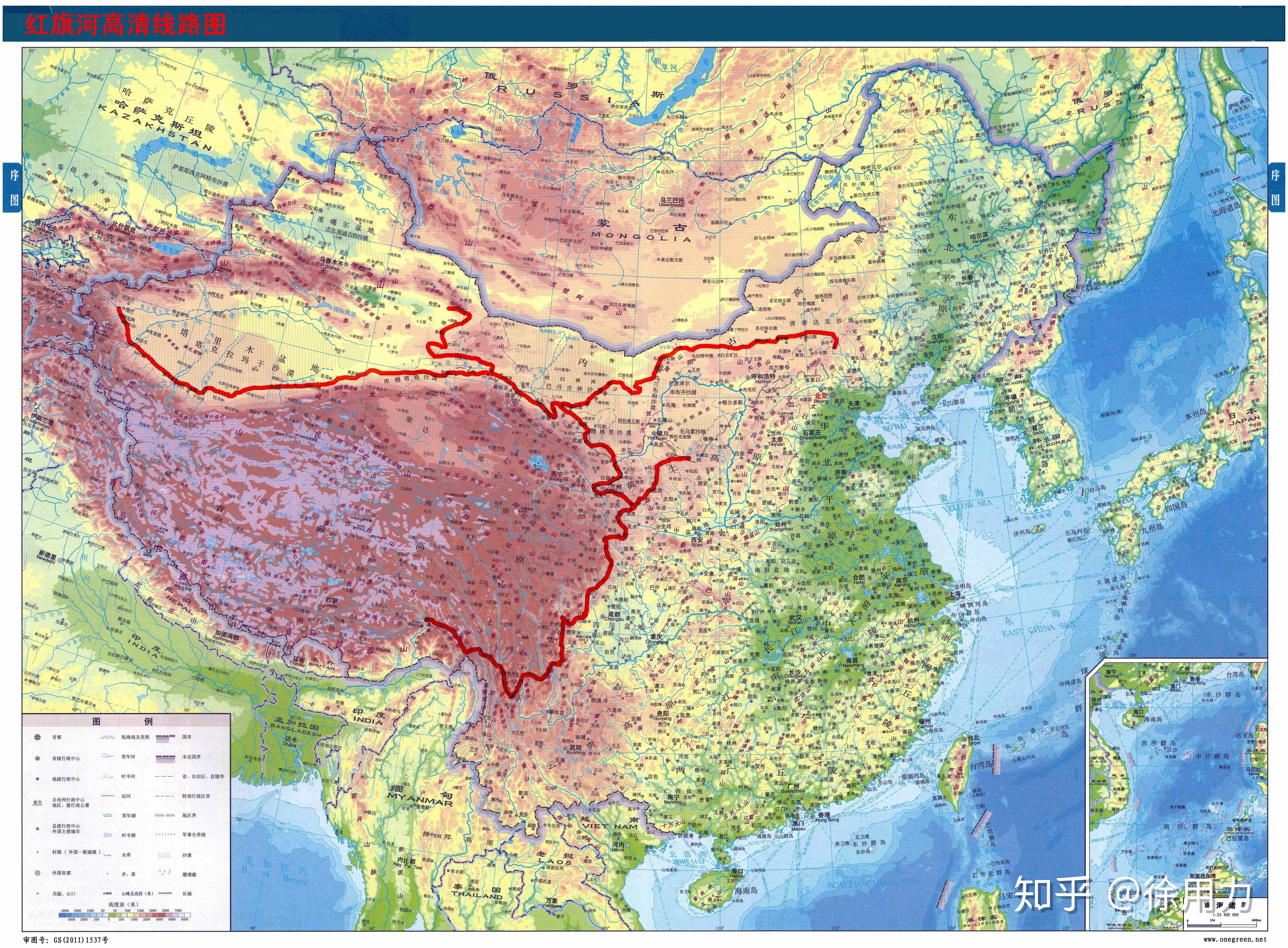 红旗河地图全图高清图片