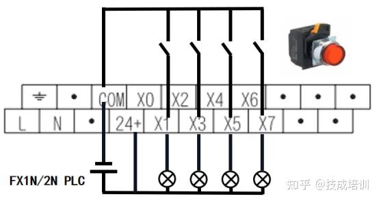 兩線制以三菱fx3uplc為例.