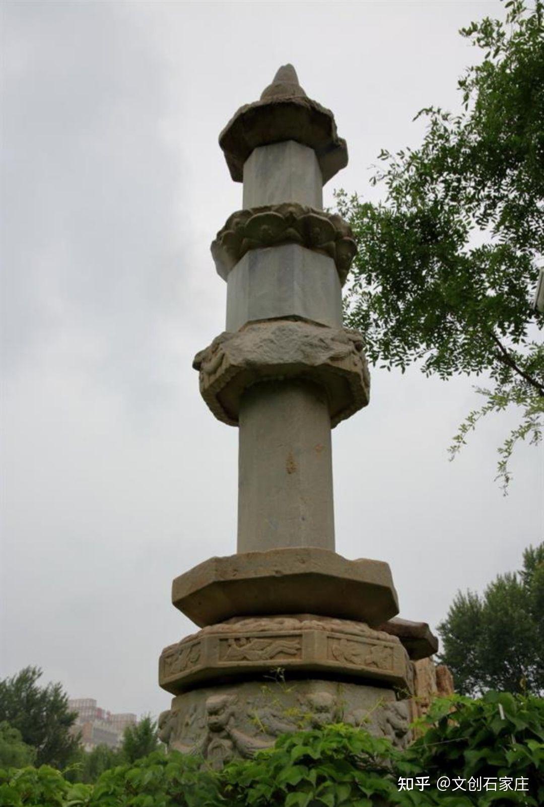 竹林墨客河北老照片之廊坊固安王龙村经幢