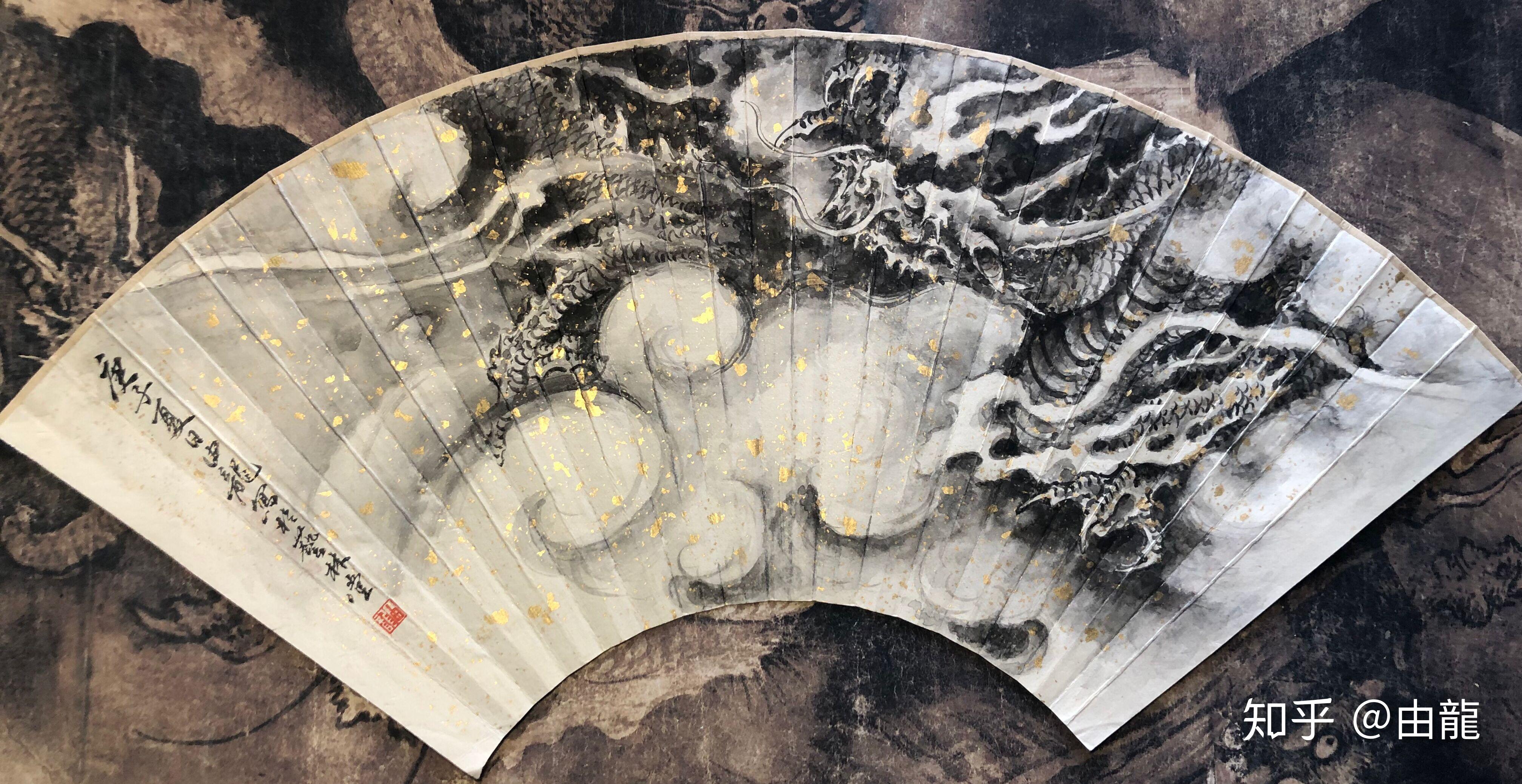 自幼习画后居上海遍访名师专习国画龙.