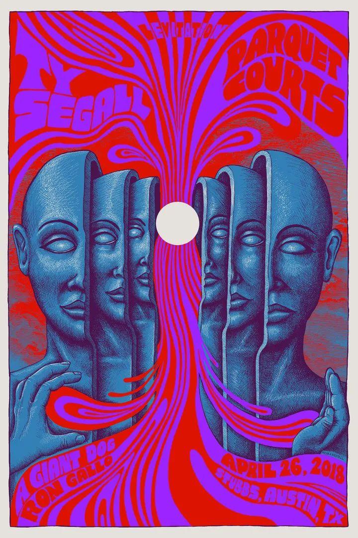 60 年代的迷幻海报艺术,如何呈现大脑的视听与幻觉?