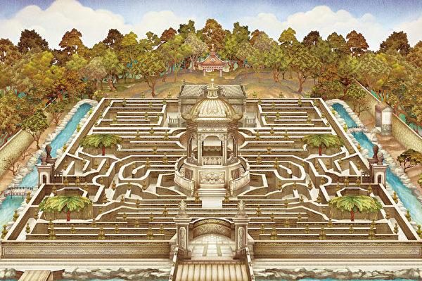 不仅如此对于西方园林,乾隆也有浓厚的收集欲,圆明园中的西洋楼,迷宫