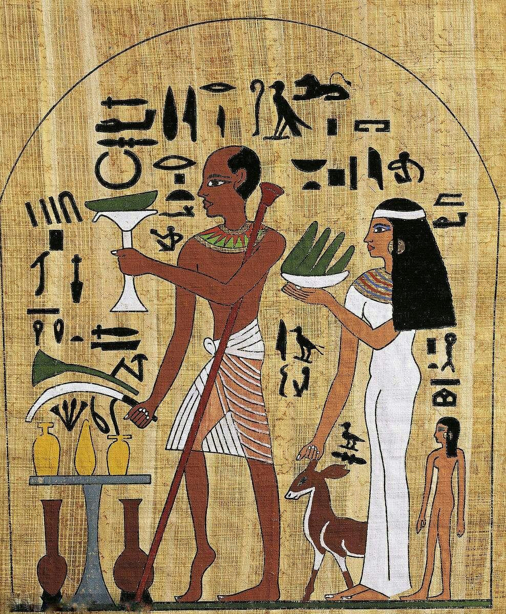 几幅埃及绘画