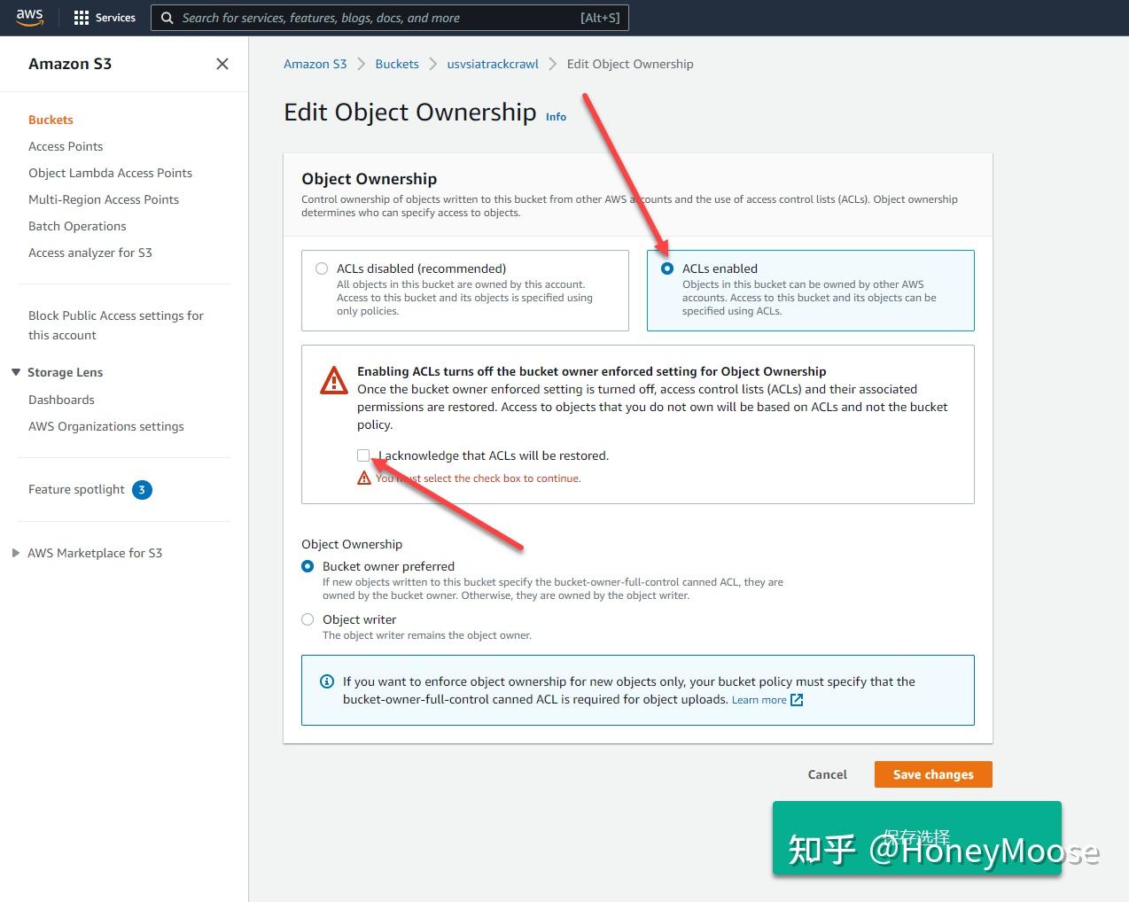 AWS S3 bucket 的 ACL 控制 知乎