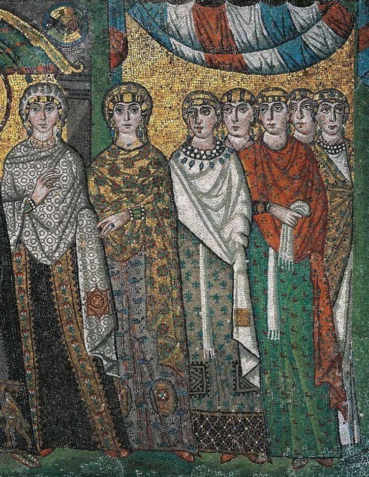 圣维塔莱教堂,约540年(查士丁尼大帝与皇后镶嵌画) - 知乎