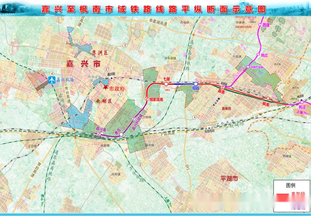 沪嘉城际铁路线路图图片