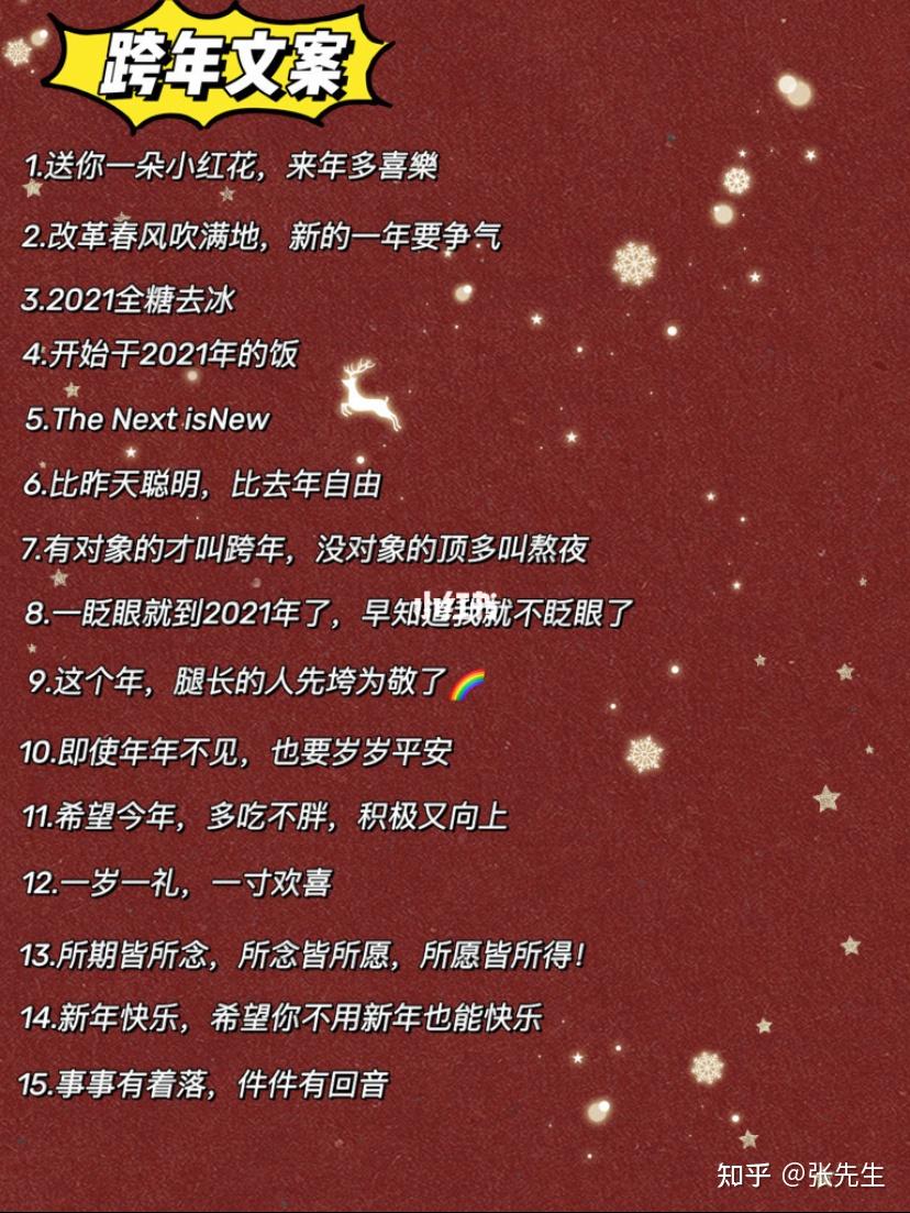 新年祝福语！行 - 知乎