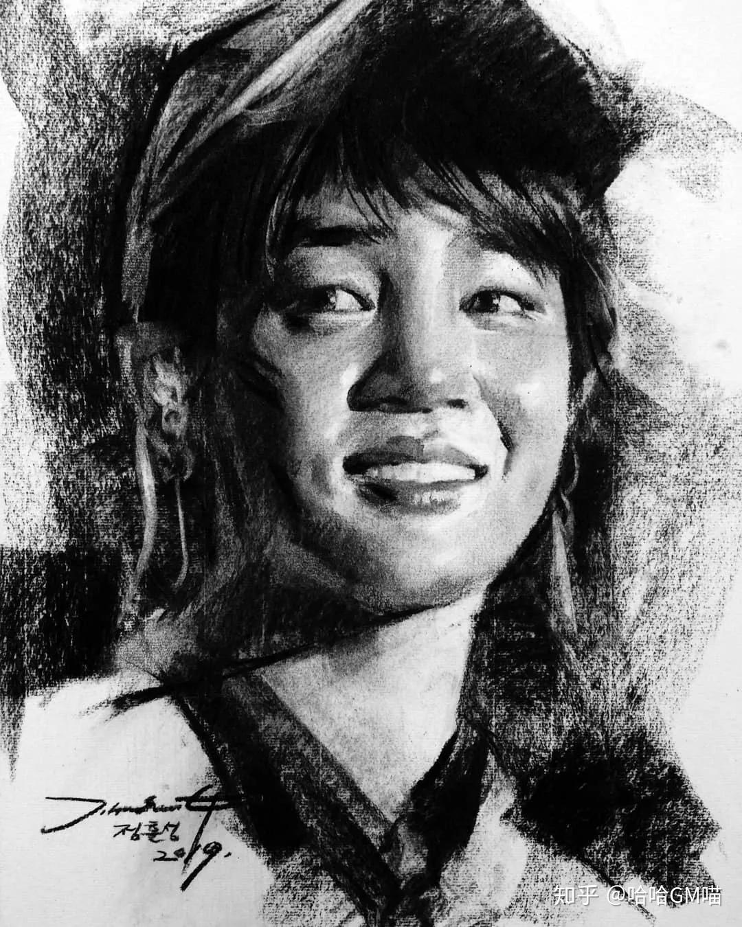 藏北京校尉美术带您欣赏不一样的素描肖像画