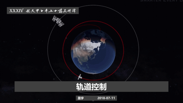 【航天甲子年50讲】 34 航天器轨道控制