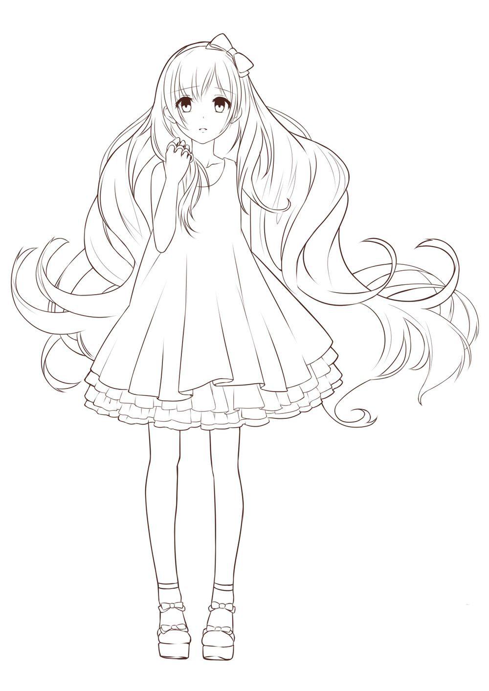 画画新手哪里找可以临摹的线稿可以分享一些你收藏的线稿吗谢谢辣